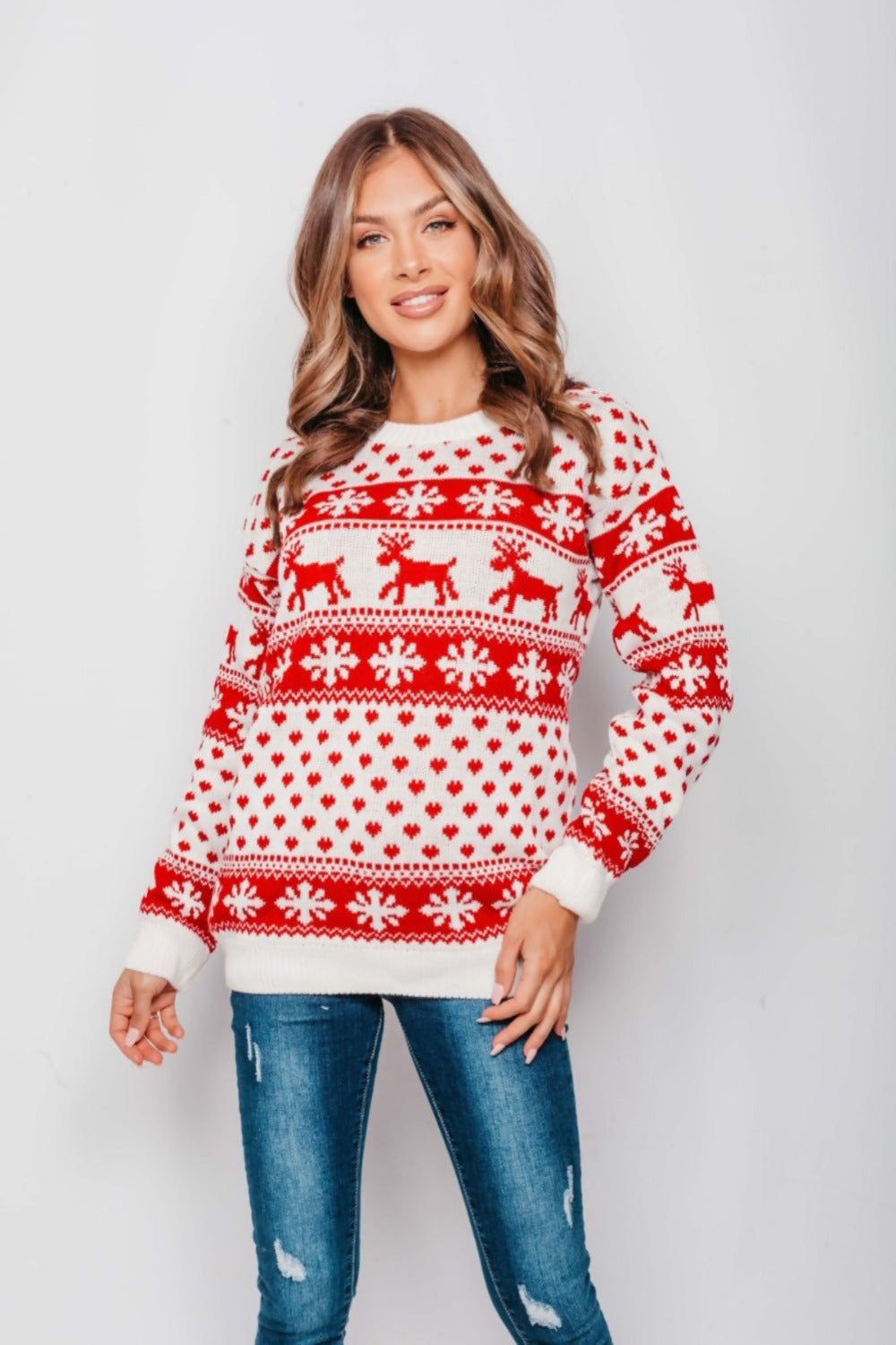Reindeer jumper clearance