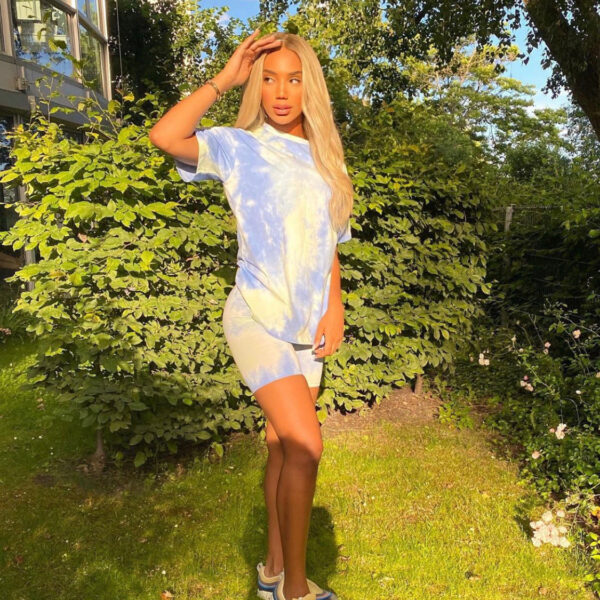 tie dye cycle shorts 1