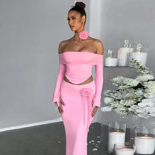 Rosey Top & Skirt Set